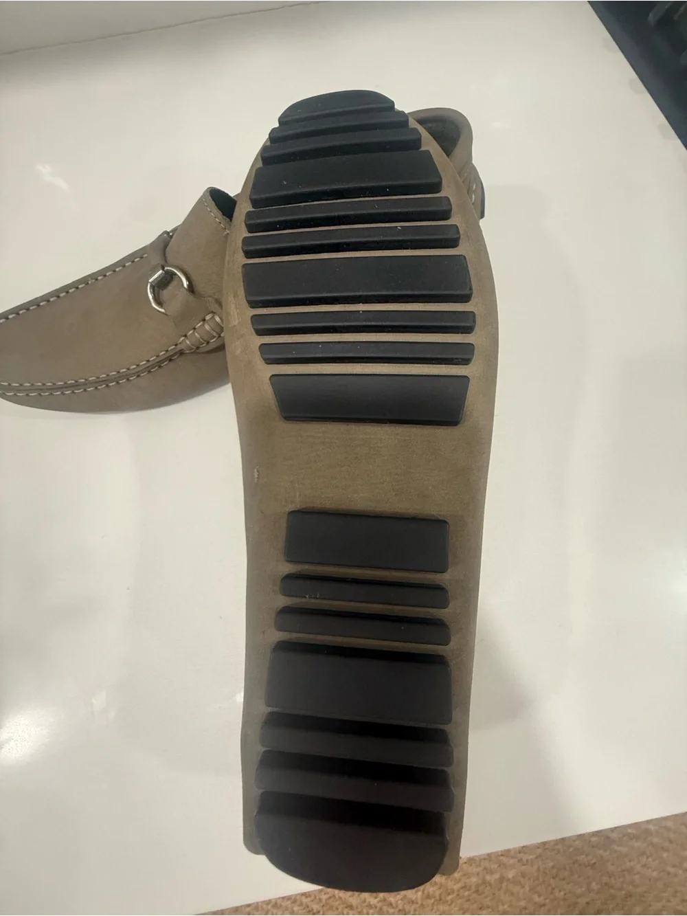 Nordstrom Rack taupe suede
